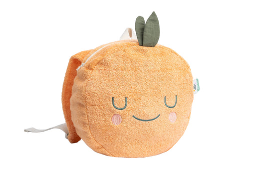 Terry cotton rucksack Mandy Mandarin