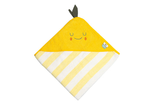 Serviette à capuche Lola Citron