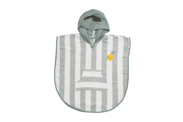 Poncho à capuche Lola Citron