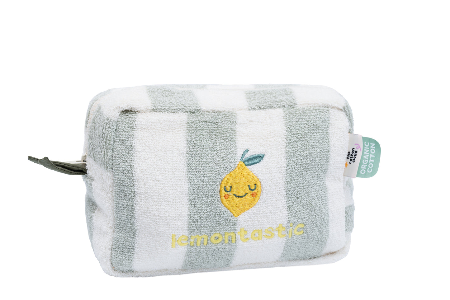 Trousse de toilette éponge Lola Citron