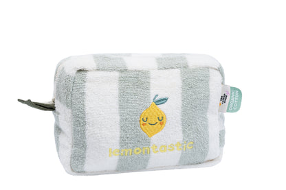 Trousse de toilette éponge Lola Citron