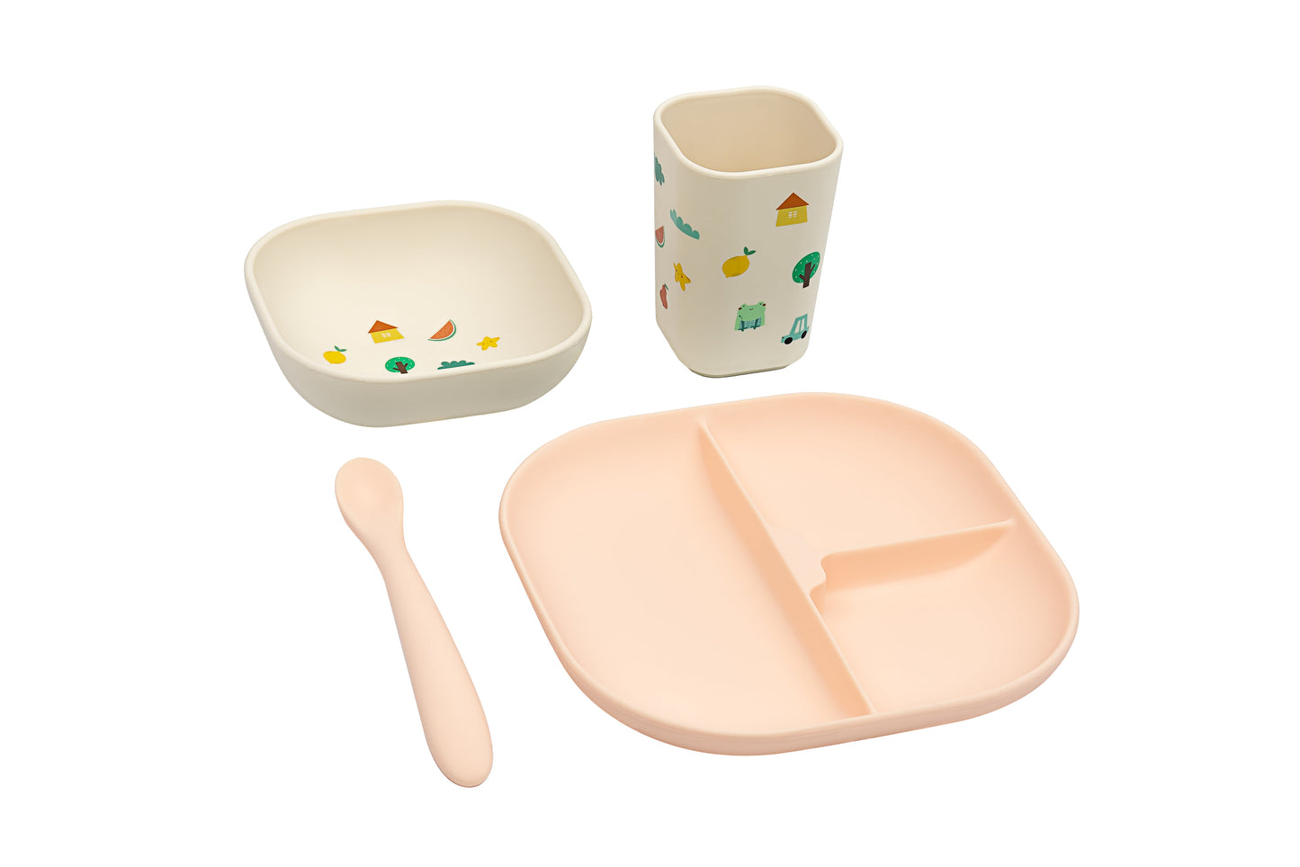 Service de table Tiny Bits Tangerine