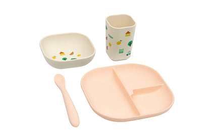 Service de table Tiny Bits Tangerine