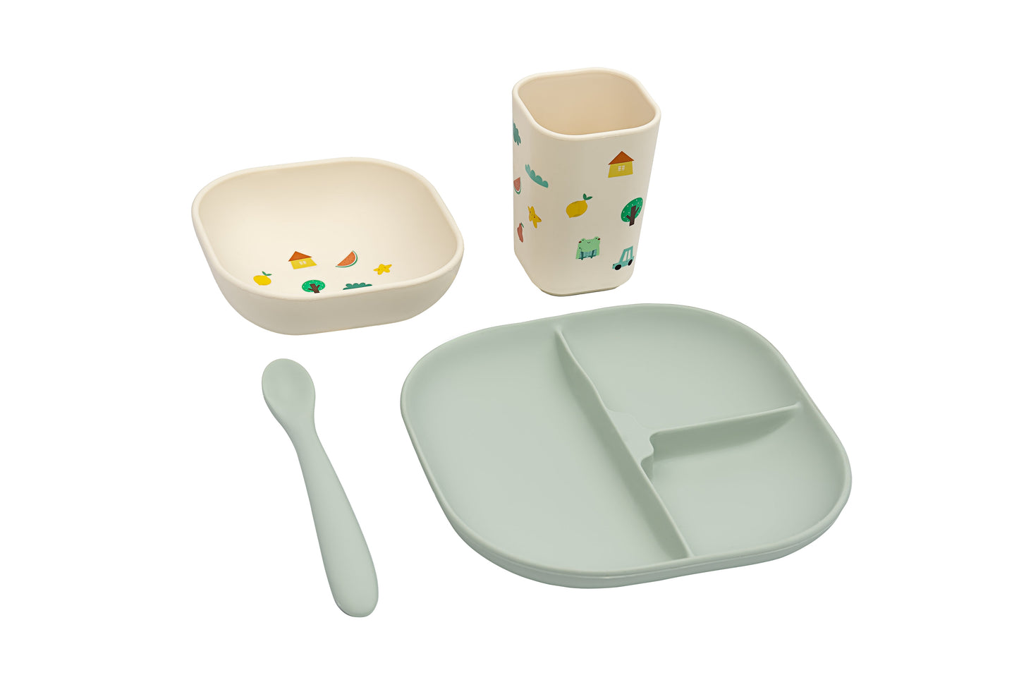Service de table Tiny Bits Wasabi