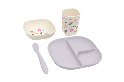 Service de vaisselle Confetti Lilas