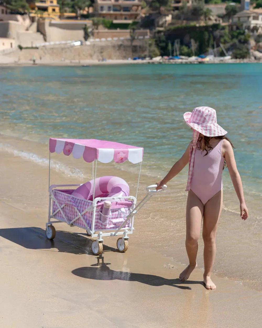 Carro plegable infantil con parasol y ruedas – POP