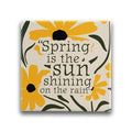The Secret Garden Cream Ceramic Coaster