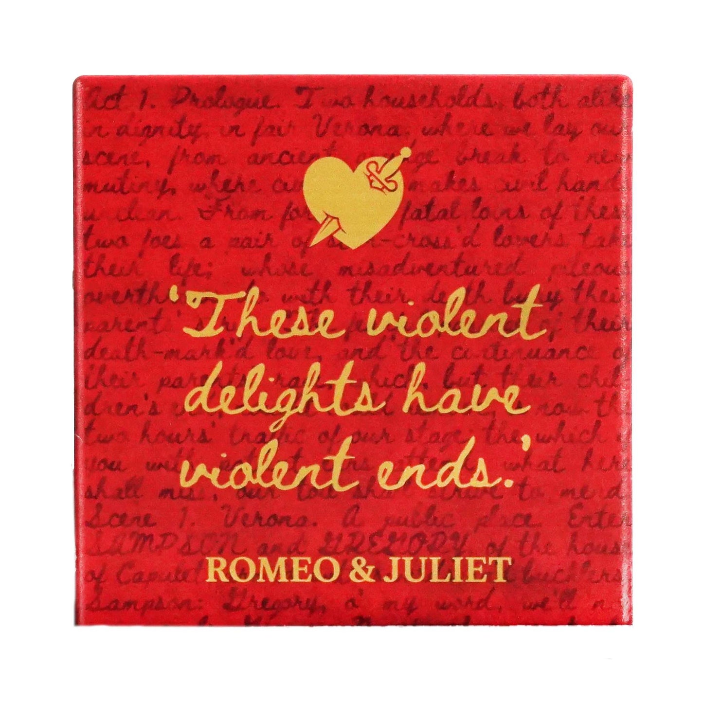 Sous-verre en céramique Shakespeare - Roméo & Juliette