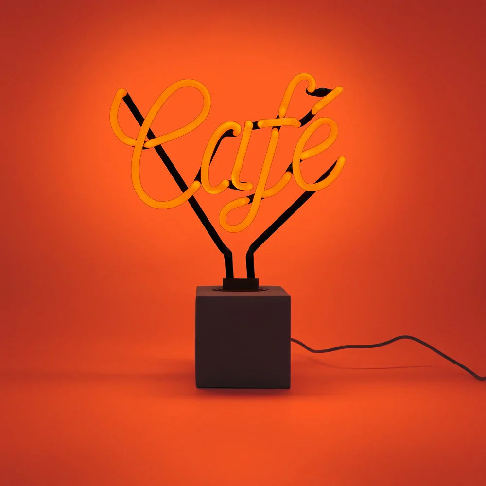 Lâmpada de neon de café