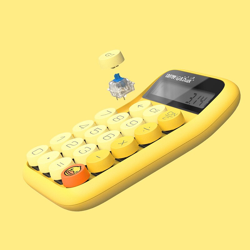 Calculadora de pato amarelo