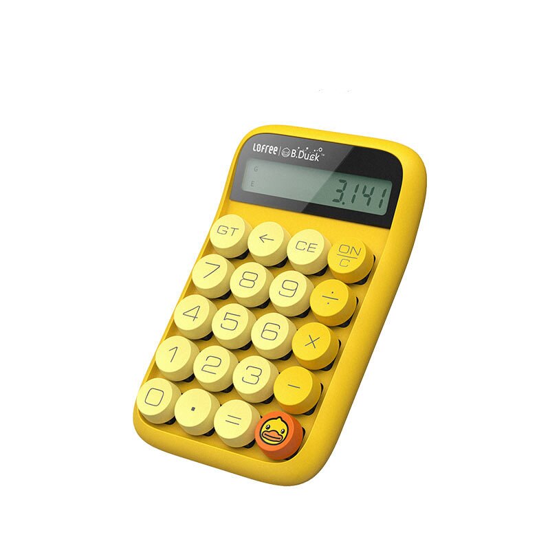 Calculadora de pato amarelo