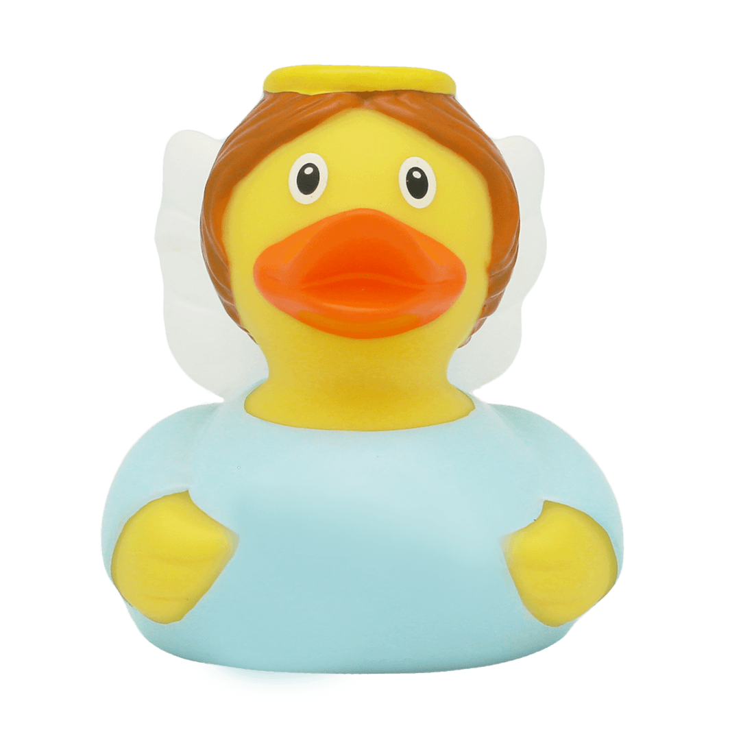 Pato de ángel guardián azul