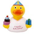 Pato de cumpleaños blanco