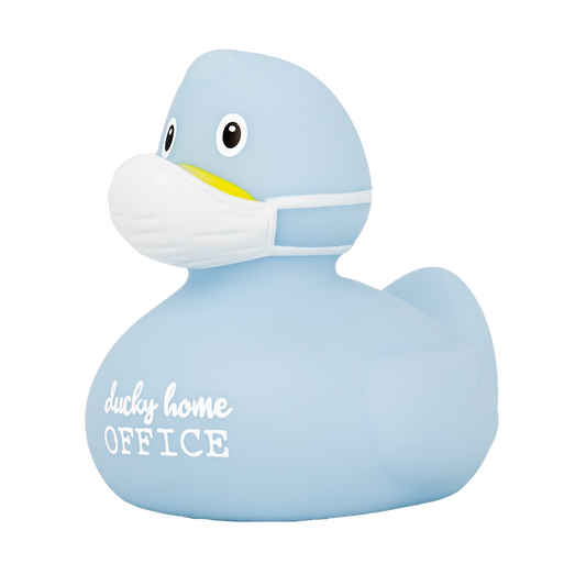 Canard Corona Bleu "Ducky Home Office"