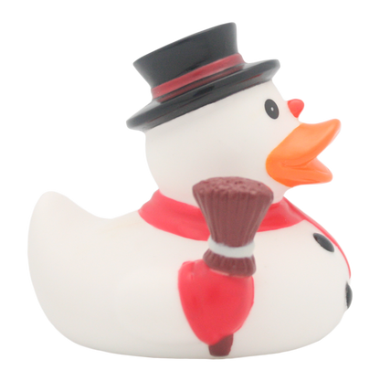 Pato de muñeco de nieve