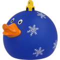 Bola de Navidad de pato azul