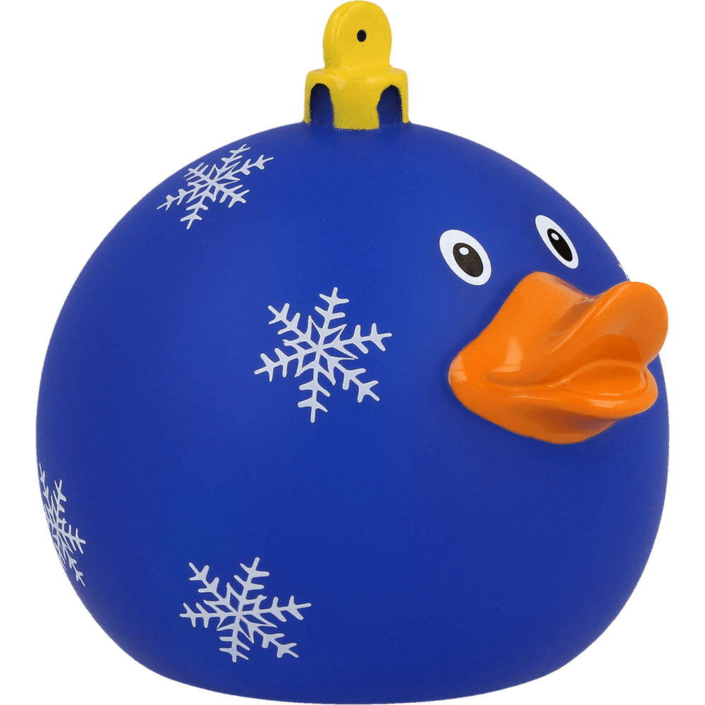 Bola de Navidad de pato azul