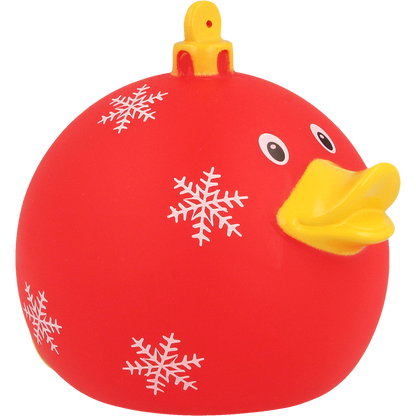 Bola de Navidad de pato rojo