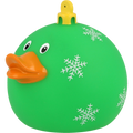 Bola de Navidad de pato verde