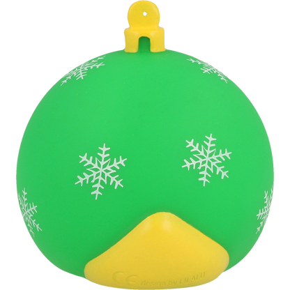 Bola de Navidad de pato verde