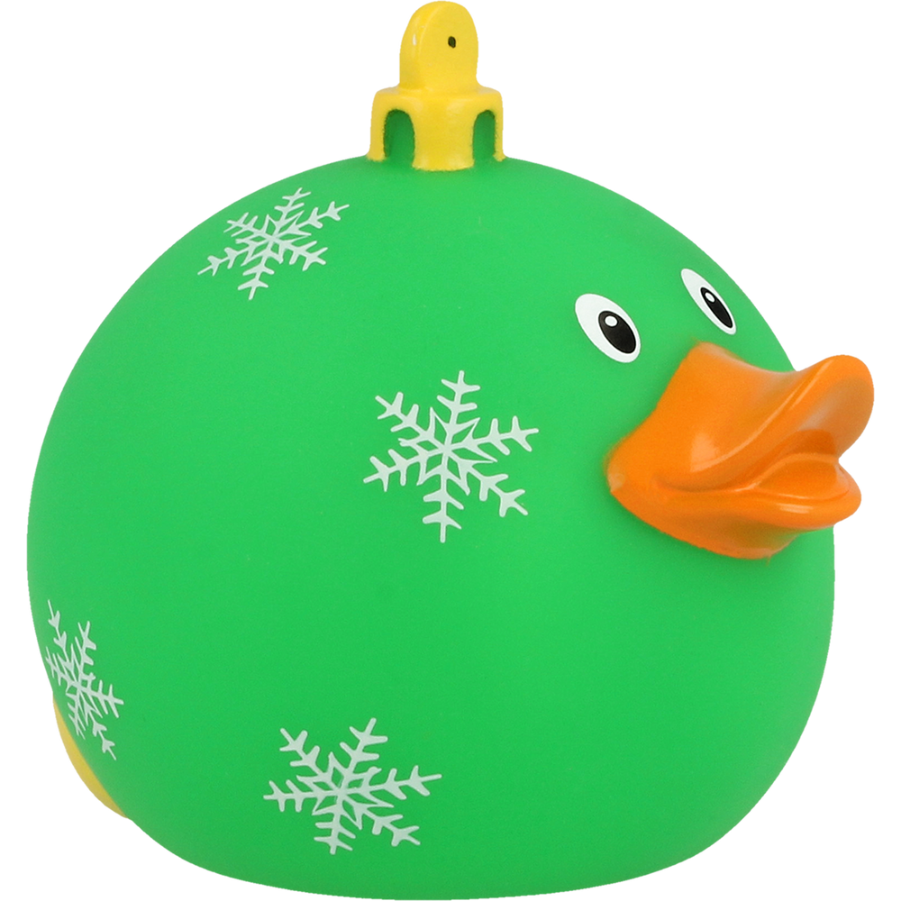 Bola de Navidad de pato verde