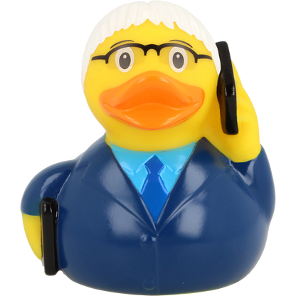 Homem de negócios de patos