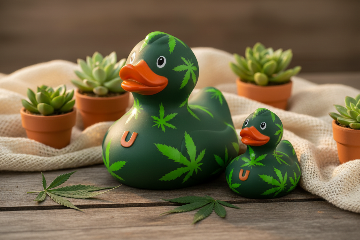 Mini pato de cannabis