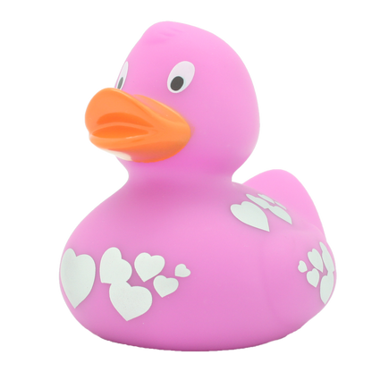 Heart pink duck