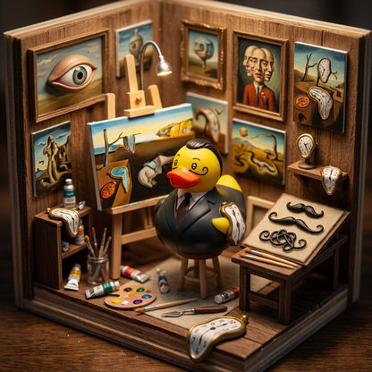 Canard Salvador Dali Yarto canard de bain 5015653535194