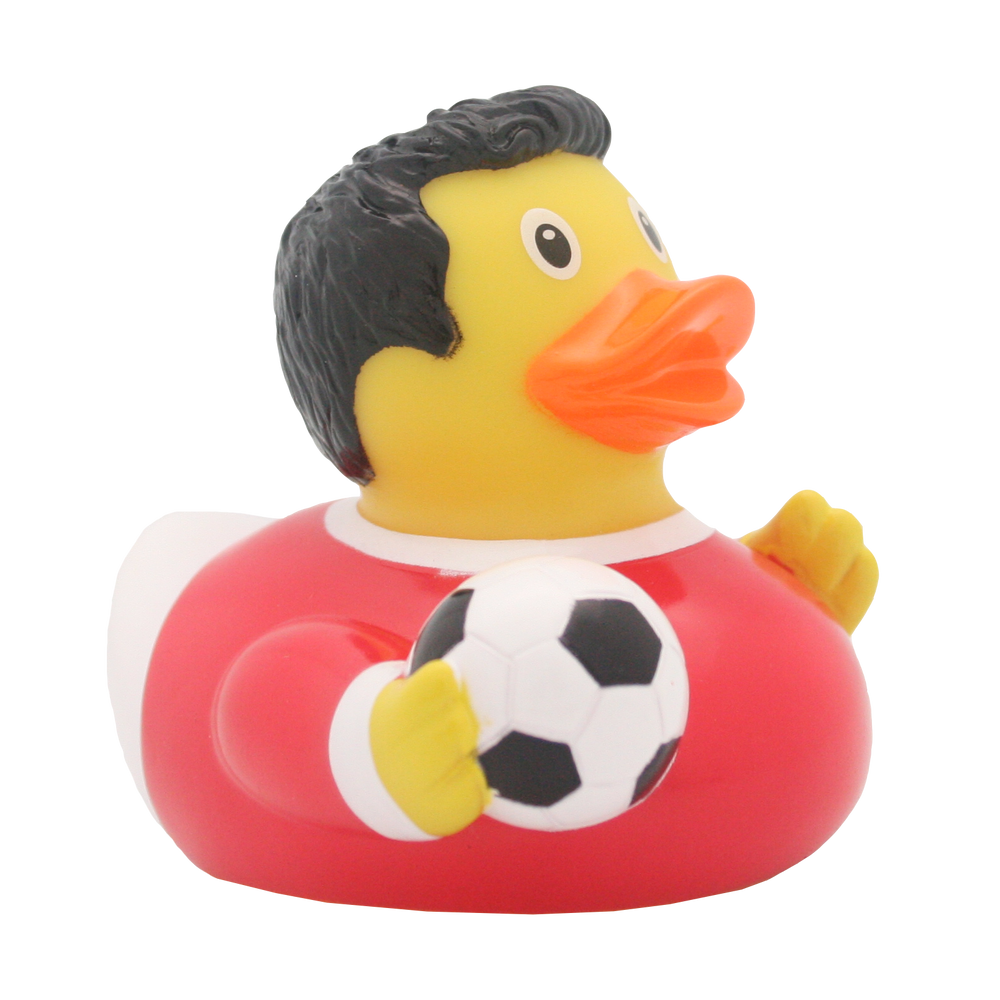 Canard Footballeur Rouge