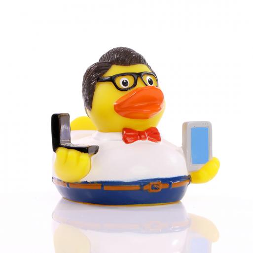 Canard Geek Informaticien | Ordinateur portable smartphone nerd