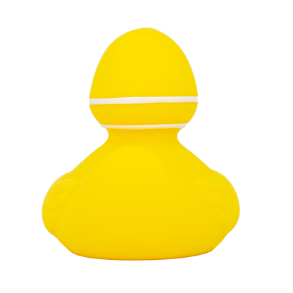 Nuevo pato de corona amarillo "nuevo" nuevo normal