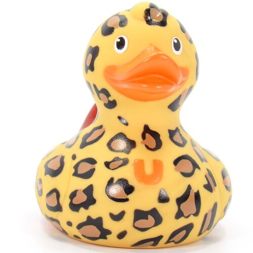 Leopardo de pato exuberante