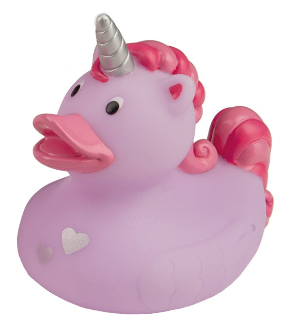 Heart purple duck