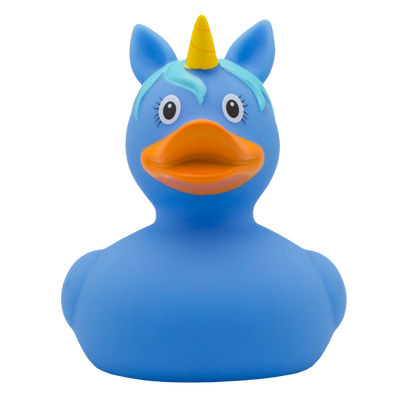 Pato de unicórnio azul