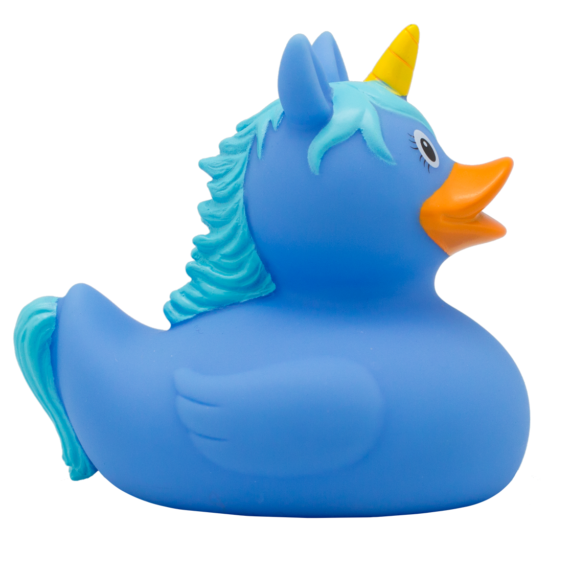 Pato de unicórnio azul