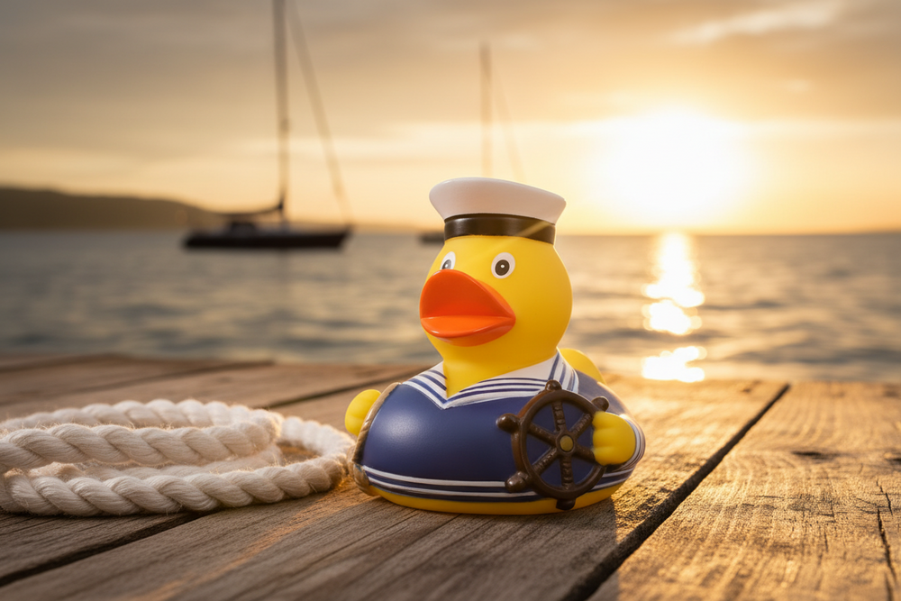 Pato azul marinheiro