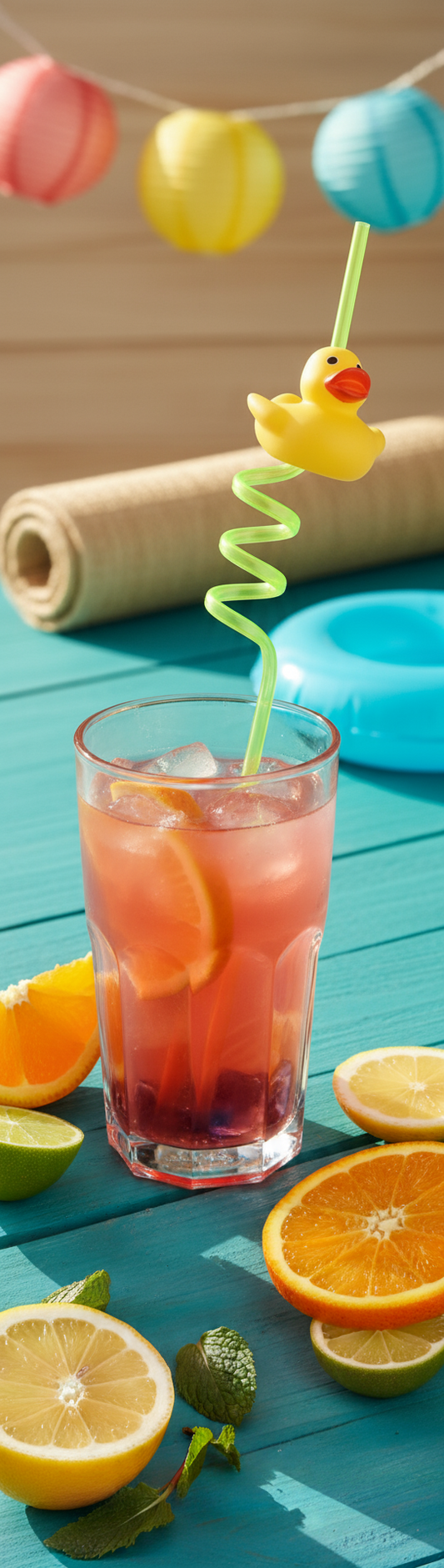 Palha de pato amarelo