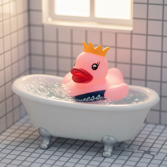 Pato do banho da princesa