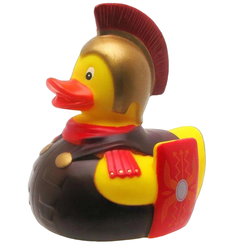 Roman legionary duck