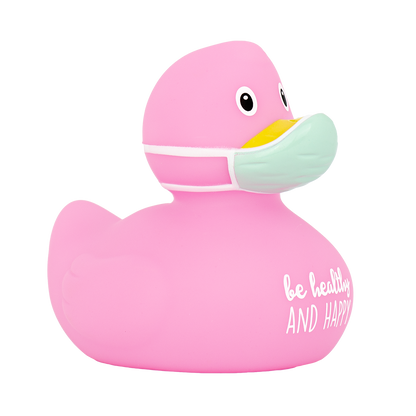 Duck Corona Rose "Sea saludable y feliz"