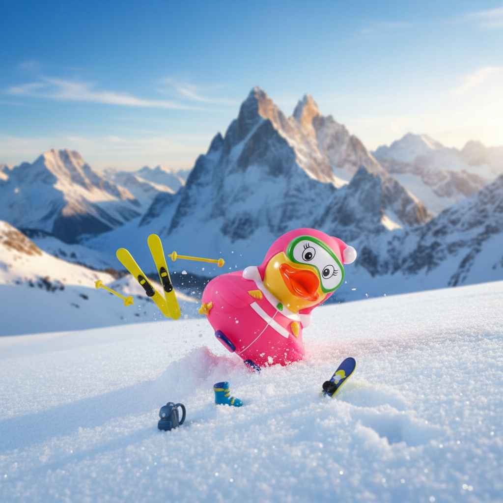 Skier duck