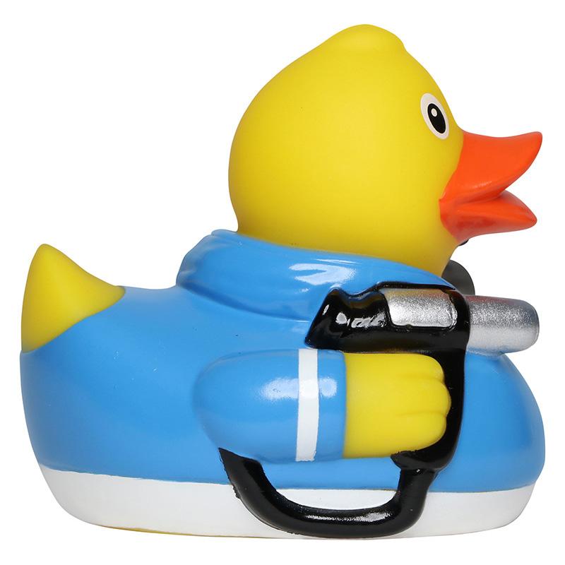Pato con botella de hidrógeno