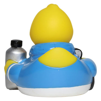 Pato con botella de hidrógeno