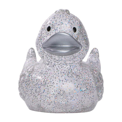Canard pailleté Schnabels avec ailes – Argent