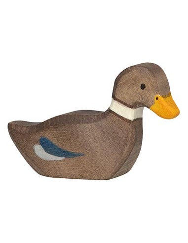 Figurine en Bois Canard