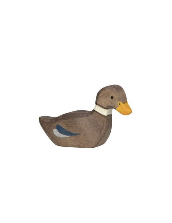 Figurine en Bois Canard