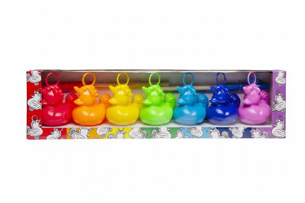 Coffret de Pêche aux Canards Licornes - Arc en Ciel