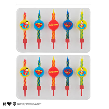 *Superman Birthday Candles (Set of 10)