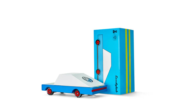 Candycar World Macchinina in legno - Blue Racer #8
